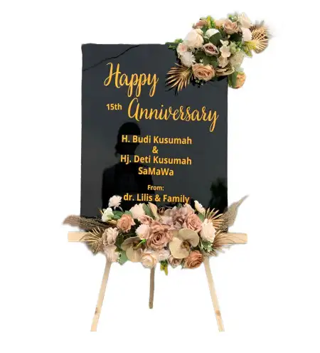 Papan Bunga Akrilik Jumput