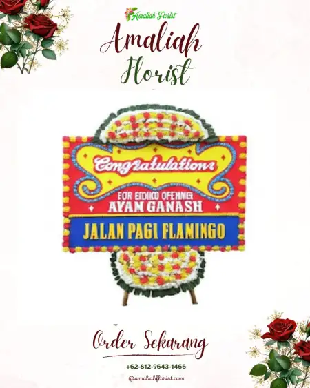 Sewa Papan Bunga Jumput